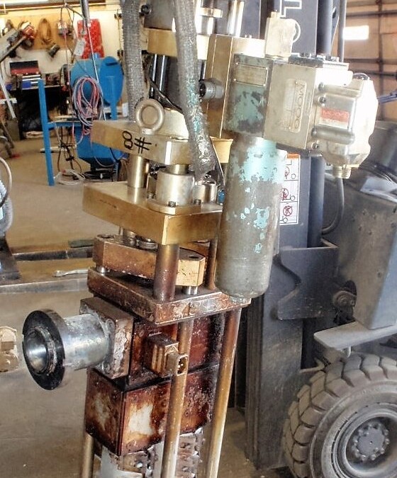 W. Mueller S2135-100T-PE 2x100mm Inline Processing Head