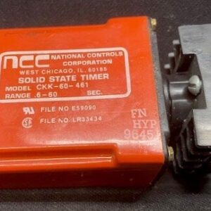 NCC CKK-00060-461 Delay Relay Solid State Timer on Base