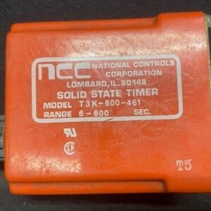 NCC T3K-600-461 AC120V Solid State Timer Relay