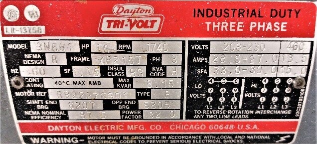 Nelmor G-1012-M1 10 HP Grinder - Image 3