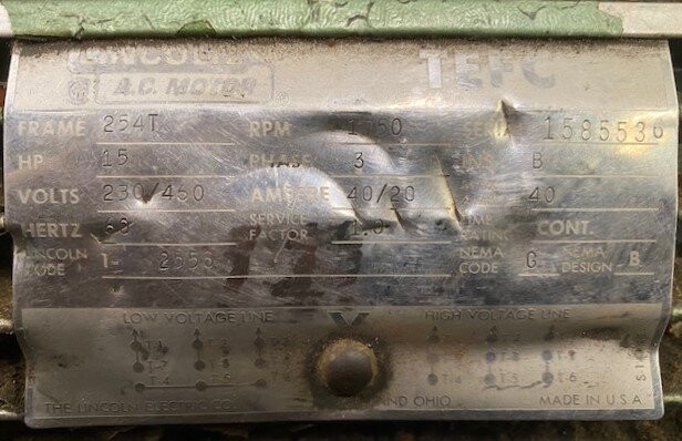 Nelmor G1215M1 15 HP Grinder - Image 4