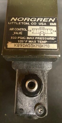 Norgren K89DA55KM8KM8 Pneumatic Valve - Image 2