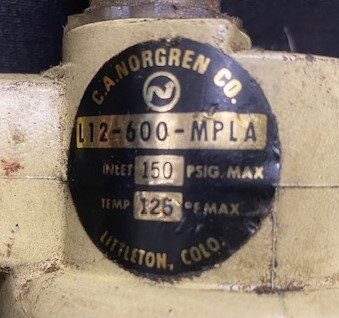 Norgren L12-600-MPLA 1" Port Lubricator - Image 2