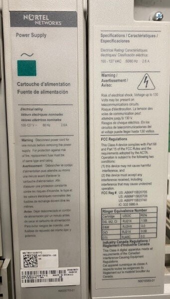 Nortel NT7B53FA-93 Norstar Modular ICS - Image 3