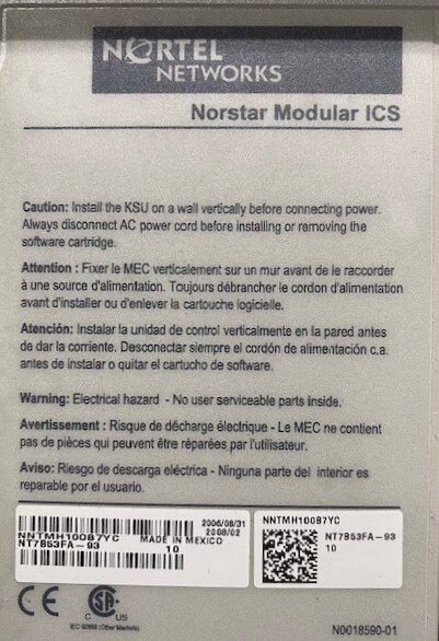 Nortel NT7B53FA-93 Norstar Modular ICS - Image 4