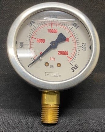 Noshok LS125-3000 Liquid Filled Pressure Gauge - Image 2