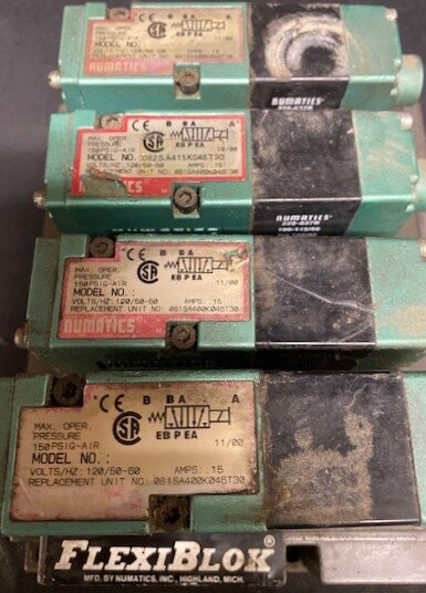 Numatics 081SA400K046T30/081RS400J Pneumatic Solenoid Valve Assembly - Image 3