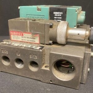 Numatics 081SA400K046T30 Pneumatic Solenoid Valves and 081RS100J000000 Pneumatic Regulator FlexiBlok HH-3 Assembly