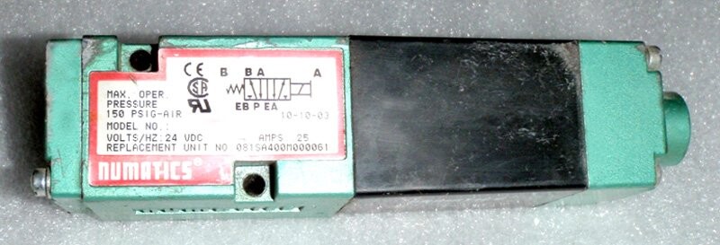 Numatics Repl# 081SA400M000061 Pneumatic Solenoid Valve