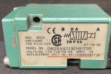 Numatics 082SA431K046T30 Pneumatic Solenoid Valve - Image 2