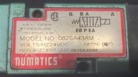 Numatics 082SA43AM Pneumatic Valve - Image 2