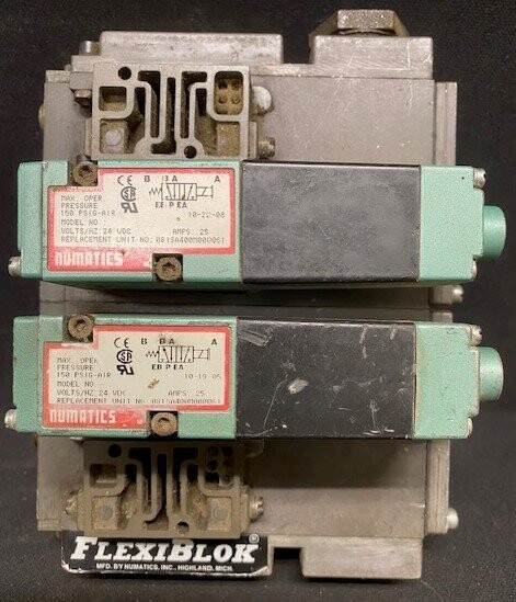 Numatics Repl# 081SA400M000061 Pneumatic Solenoid Valve Assembly - Image 2