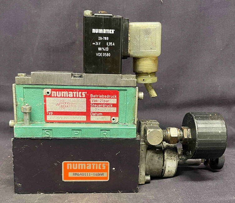 Numatics air valve and regulator