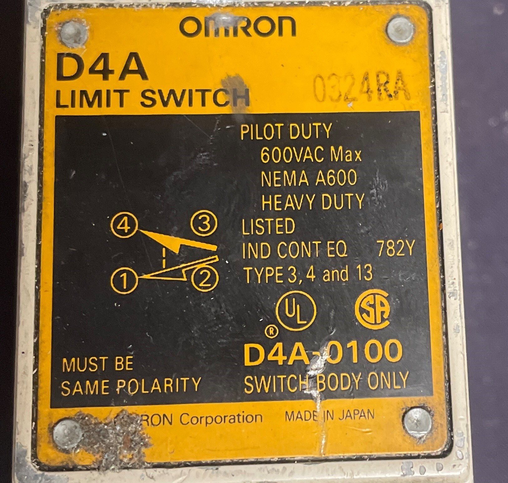 Omron Limit Switch - Image 2