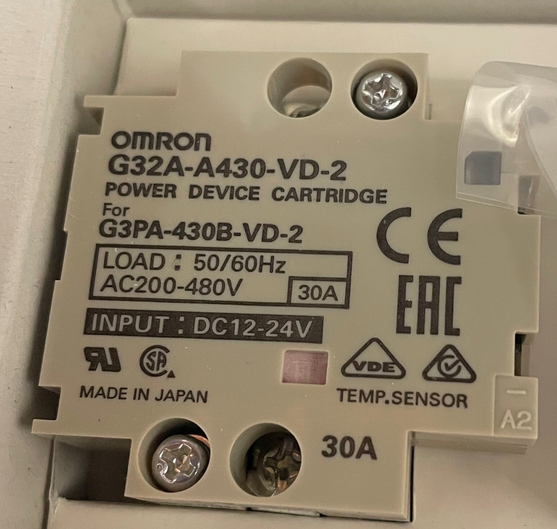 Omron Power Device Cartridge
