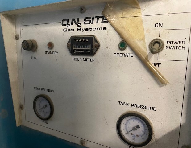 On Site Gas Systems, Inc. O-8AS Oxygen Generator - Image 2