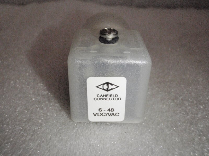 Canfield Ind. Solenoid Valve Connector P026078-5 Plug