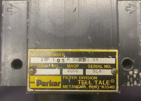 Parker 15P-103-M50NN1-88 Hydraulic Filter - Image 2