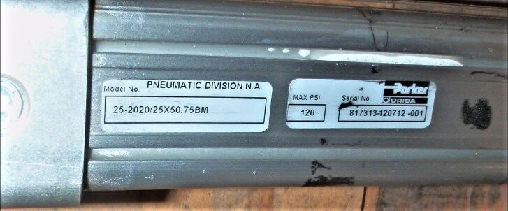 Parker 25-2020/25X50.75BM Magnetic Piston Cylinder - Image 2