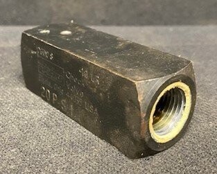 Parker C600S Check Valve