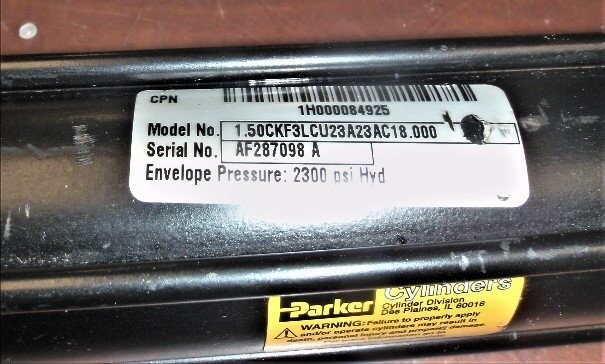 Parker CKF3LCU23A23AC Hydraulic Cylinder - Image 2