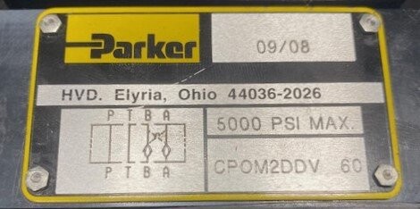 Parker CPOM2DDV 60 Hydraulic Valve - Image 3