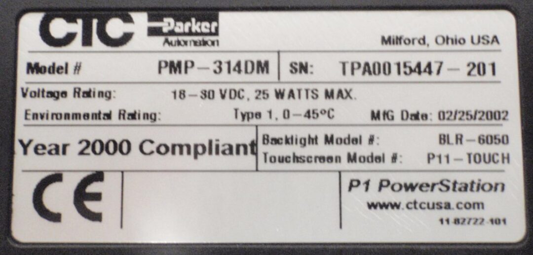 Parker PMP-314DM Motion Panel Color Display - Image 3