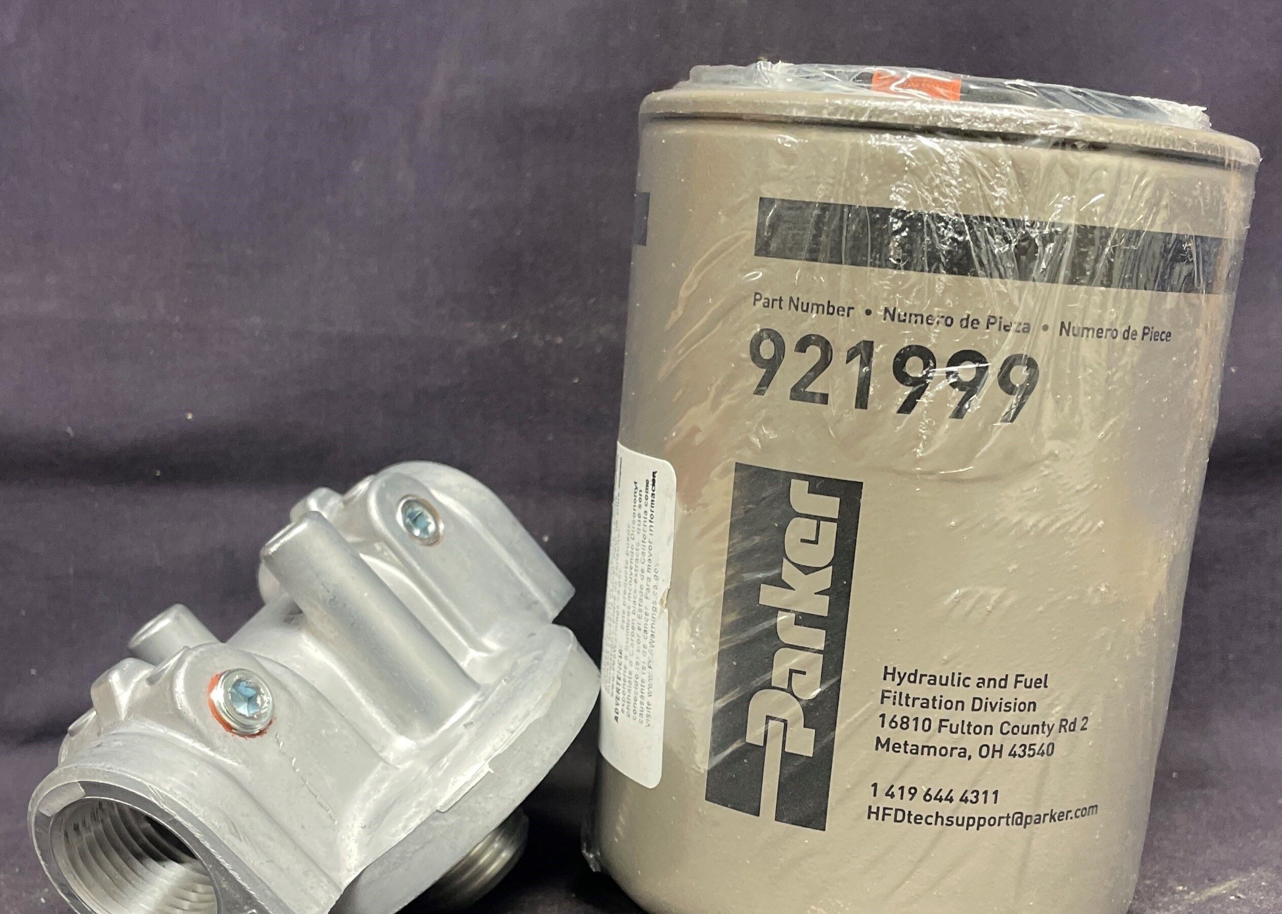 Parker Hydraulic and fuel filter