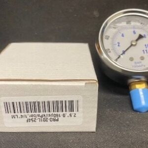 PIC Gauges PRO-201L-254F 0-160 PSI Pressure Gauge
