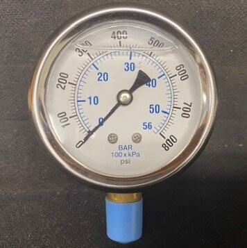 PIC Gauges PRO-201L-254L 0-800 PSI Pressure Gauge - Image 2