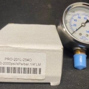 PIC Gauges PRO-201L-254O 0-2000 PSI Gauge