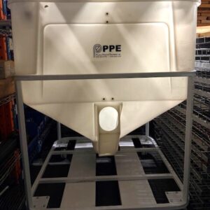 Plastic Process Equipment 1400 lb. Material Bin