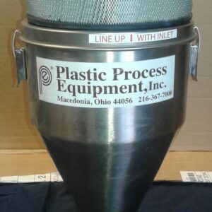 Plastic Process Equipment Unknown Model Small Loader Hopper w/ Filter Attachment