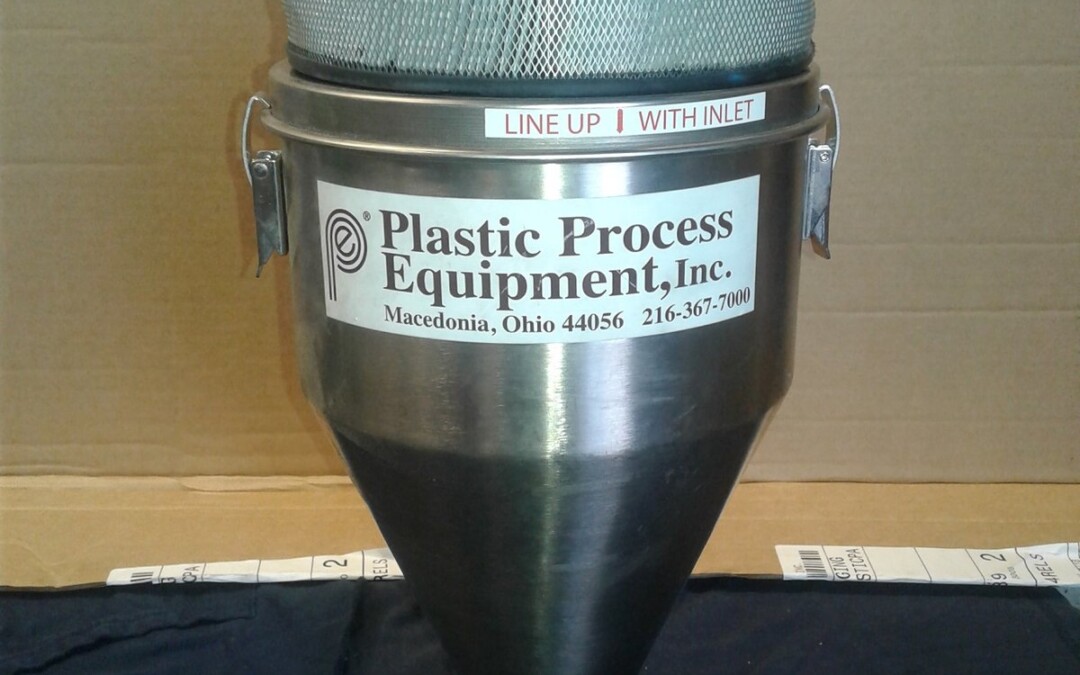 Plastic Process Equipment Unknown Model Small Loader Hopper w/ Filter Attachment