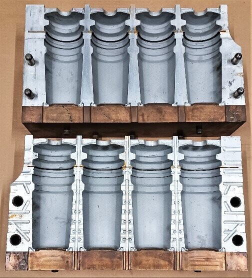 Play Tex Unknown Model 12 oz Cylinder Bottle Blow Mold