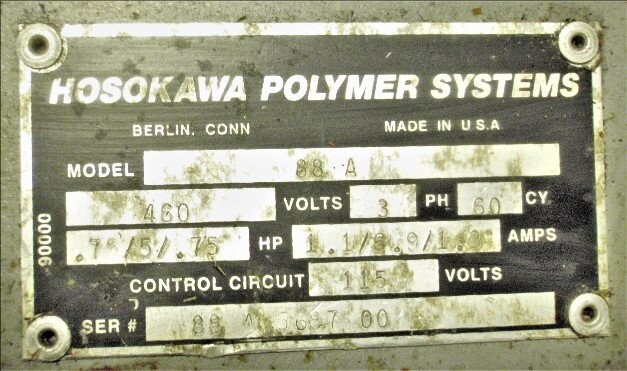Hosokawa Polymer Systems 88-A Auger Granulator - Image 4