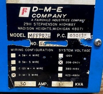 Plastic Process Equipment-DME IMPD15-B04 Hot Runner Temperature Controller in 2-Zone MFFPR2G Mainframe - Image 4