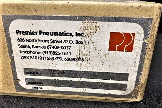 Premier Pneumatics 5741-2 Receiver Panel - Image 2