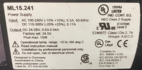 PULS ML15.241 MiniLine Power Supply - Image 3