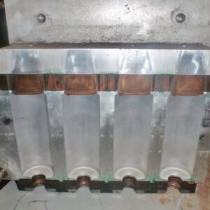 Heise Unknown Model 7 oz Quad Flat Neck Round Bottle