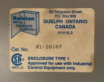 Ralston Metal Products N1-20167 Type 1 Enclosure Junction Box - Image 4