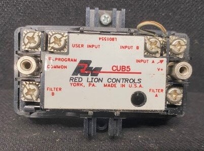 Red Lion Controls LB01554 CUB5 Dual Counter and Rate Indicator with LB01426 Power Supply - Image 2