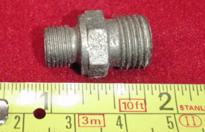 Unknown Brand Unknown Model Reducing Nipple 1/4" x 1/4" Male Hexhead