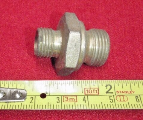 Unknown Brand Unknown Model Reducing Nipple 1/4" x 3/8" Male Hexhead