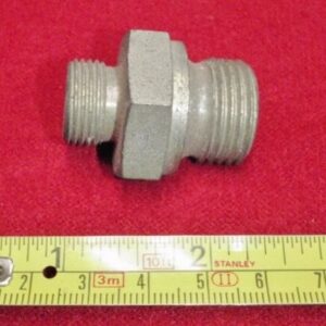 Unknown Brand Unknown Model Reducing Nipple 3/8" x 1/2" Male Hexhead