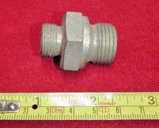 Unknown Brand Unknown Model Reducing Nipple 3/8" x 1/2" Male Hexhead