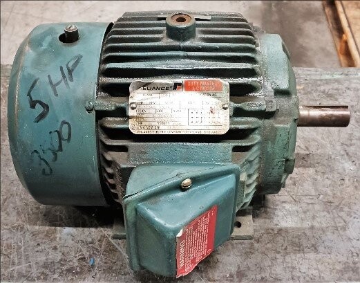 Reliance Unknown Model 5 HP AC Motor