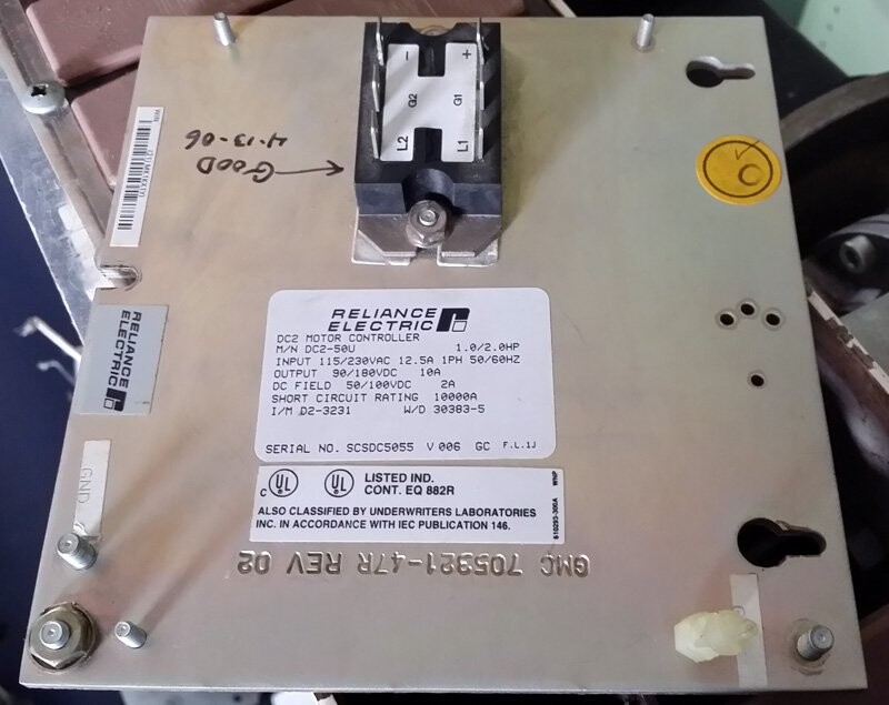 Reliance 701819-14AB, 608870-91R, and 615004-S - DC2-50U Parts