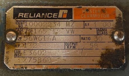 Reliance C56H3166H 1/2-HP AC Motor - Image 3
