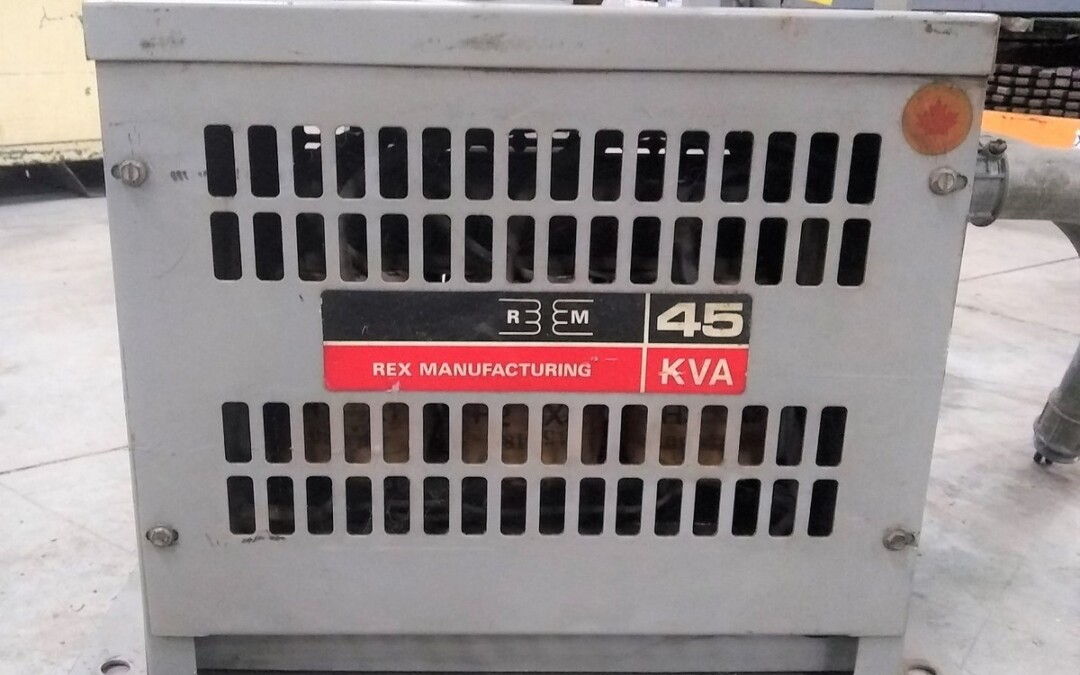 Rex Manufacturing R45JH 45 KVA Transformer